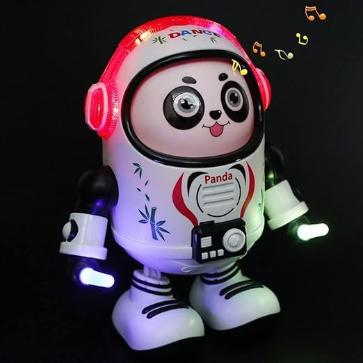 Dancing Space Panda Musical Toys for Kids with Light and Sound, Dancing Funny Animal Toys Features with Hand and Legs Movements Dancing Toys (Dancing Panda) - Tuno Toys