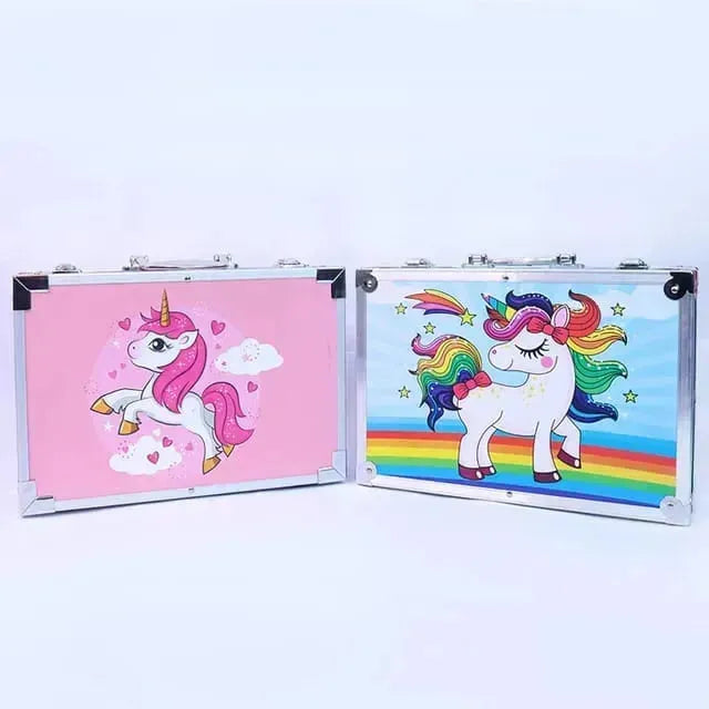 Deluxe Art Drawing Colour Suitcase Kit Set for Kids - Tuno Toys