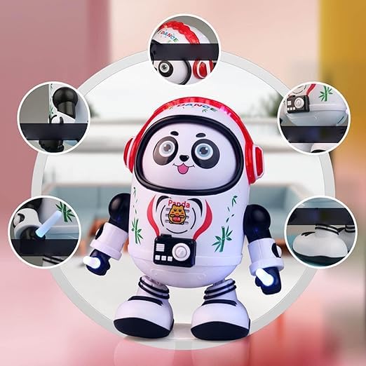 Dancing Space Panda Musical Toys for Kids with Light and Sound, Dancing Funny Animal Toys Features with Hand and Legs Movements Dancing Toys (Dancing Panda) - Tuno Toys