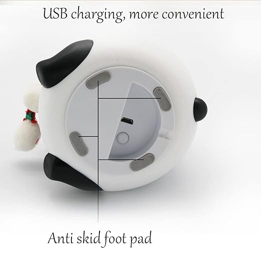 Silicone Touch Cute Characters Colour Changing Night Light for Kids Bedroom, USB Rechargeable with Gesture Control - Tuno Toys