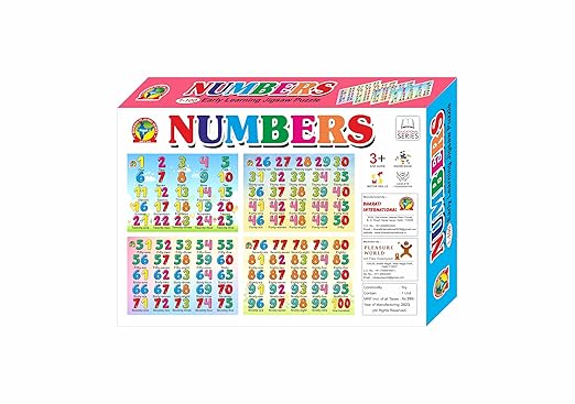 Learning Jigsaw Puzzle Combo | Number, Alphabet, Hindi Varnmala Puzzle (MIX) - Tuno Toys