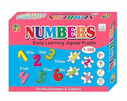 Learning Jigsaw Puzzle Combo | Number, Alphabet, Hindi Varnmala Puzzle (MIX) - Tuno Toys