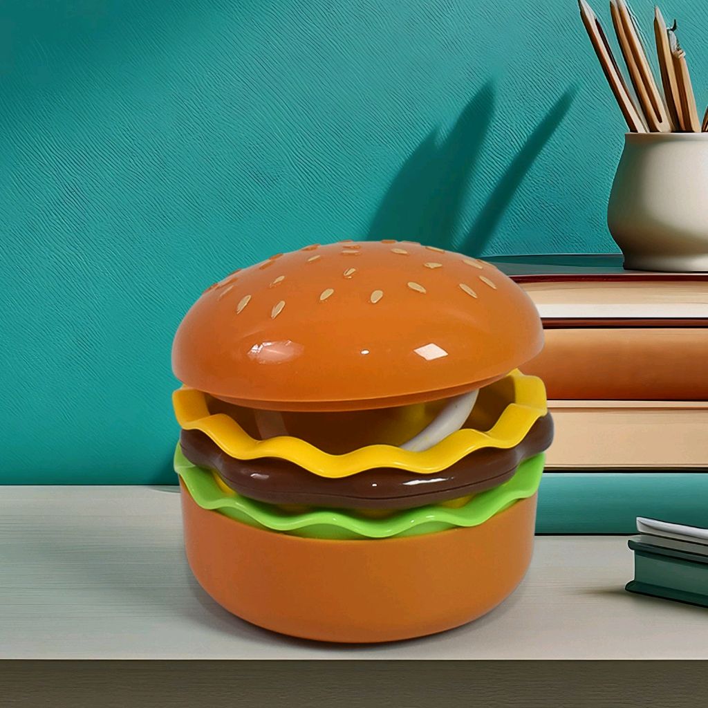 Rechargeable Burger Shape Study Table Lamp for Kids - Tuno Toys