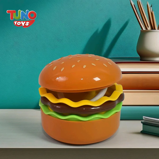 Rechargeable Burger Shape Study Table Lamp for Kids - Tuno Toys