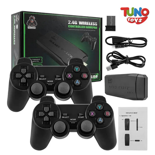 Retro 2.4G Wireless TV Controller Game – Mario/Contra/ Street Fighter/Mustafa & Many 🎮 20000+ Games Tuno Toys